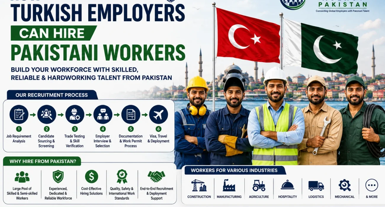 How Turkish employers can hire Pakistani workers from Pakistan