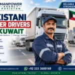 Pakistani trailer drivers for Kuwait manpower recruitment