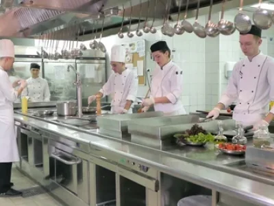 Kitchen and restaurant staff
